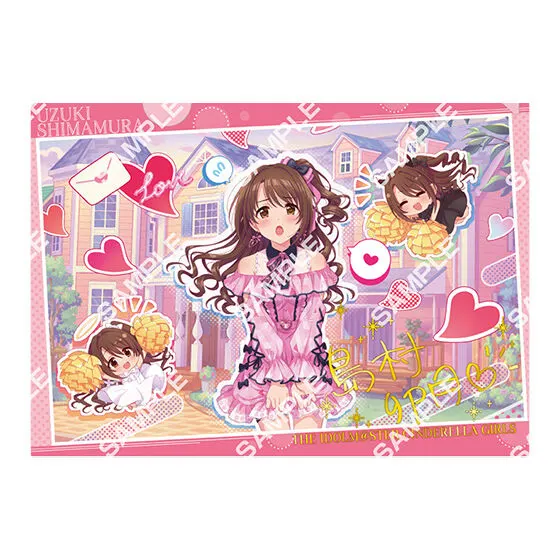バンダイナムコアミューズメント限定 【フラットガシャポン】アイドルマスター シンデレラガールズ クリアファイル ラインナップ 2