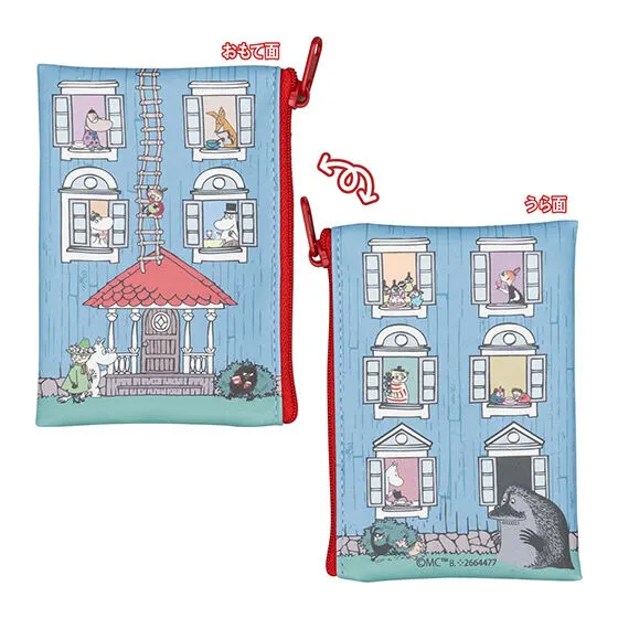MOOMIN 雑貨コレクション~ムーミン谷のティータイム~ ポーチ(ムーミンやしき)