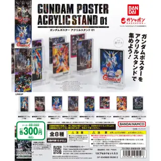 ガンダムポスター アクリルスタンド01の画像