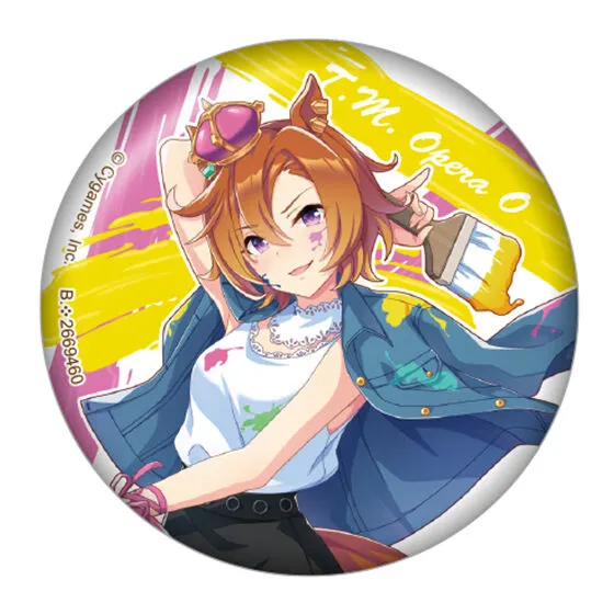 バンダイナムコアミューズメント限定 ウマ娘 プリティーダービー カプセル缶バッジ2~ペインタースタイル~ テイエムオペラオー