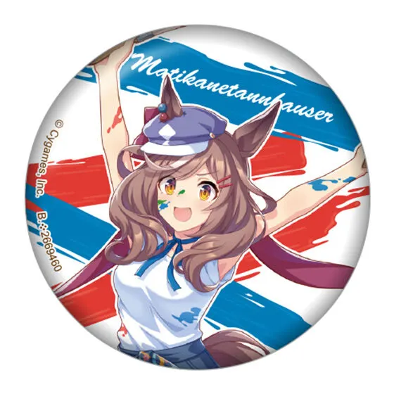 バンダイナムコアミューズメント限定 ウマ娘 プリティーダービー カプセル缶バッジ2~ペインタースタイル~ マチカネタンホイザ
