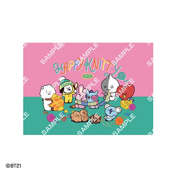 BT21 クリアファイルコレクション ～HAPPY  KNITTY～ 集合