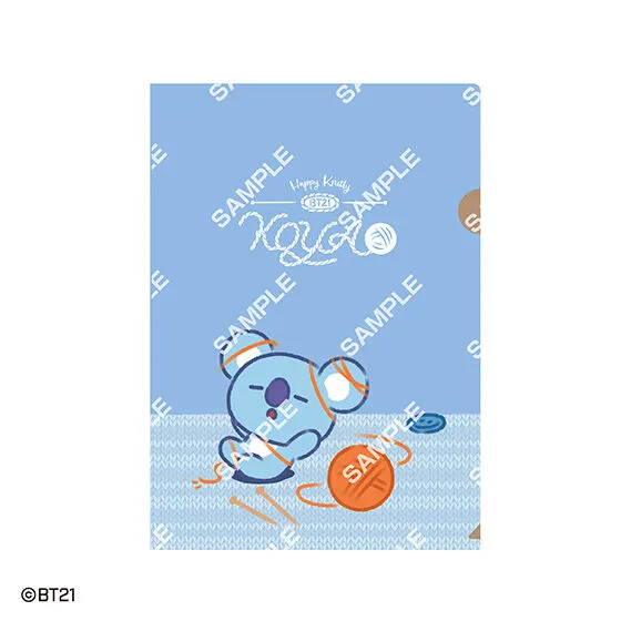 BT21 クリアファイルコレクション ～HAPPY  KNITTY～ KOYA