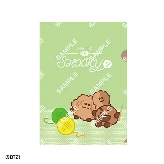 BT21 クリアファイルコレクション ～HAPPY  KNITTY～ SHOOKY