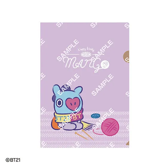 BT21 クリアファイルコレクション ～HAPPY  KNITTY～ MANG