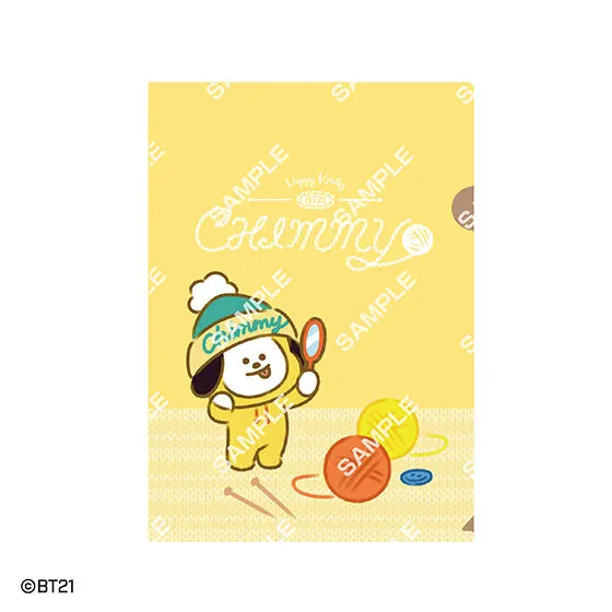 BT21 クリアファイルコレクション ～HAPPY  KNITTY～ CHIMMY