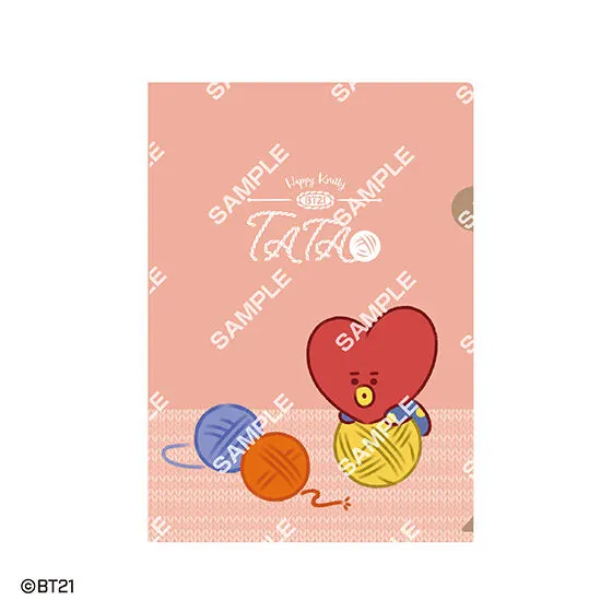BT21 クリアファイルコレクション ～HAPPY  KNITTY～ TATA