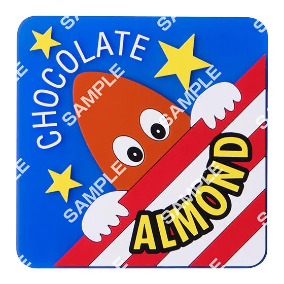 チロルチョコ クリアラバーコースター アーモンド