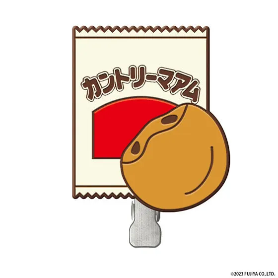 お菓子のペコちゃん カプセルヘアクリップ カントリーマアム