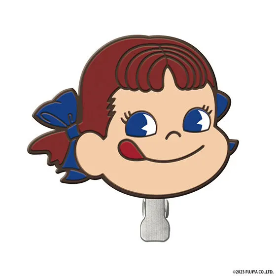 お菓子のペコちゃん カプセルヘアクリップ ペコちゃん