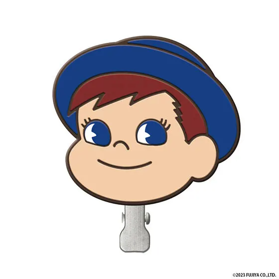 お菓子のペコちゃん カプセルヘアクリップ ポコちゃん