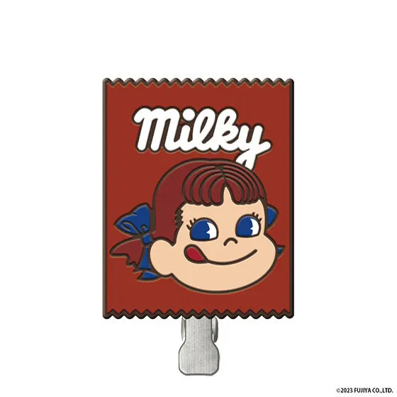 お菓子のペコちゃん カプセルヘアクリップ ミルキー