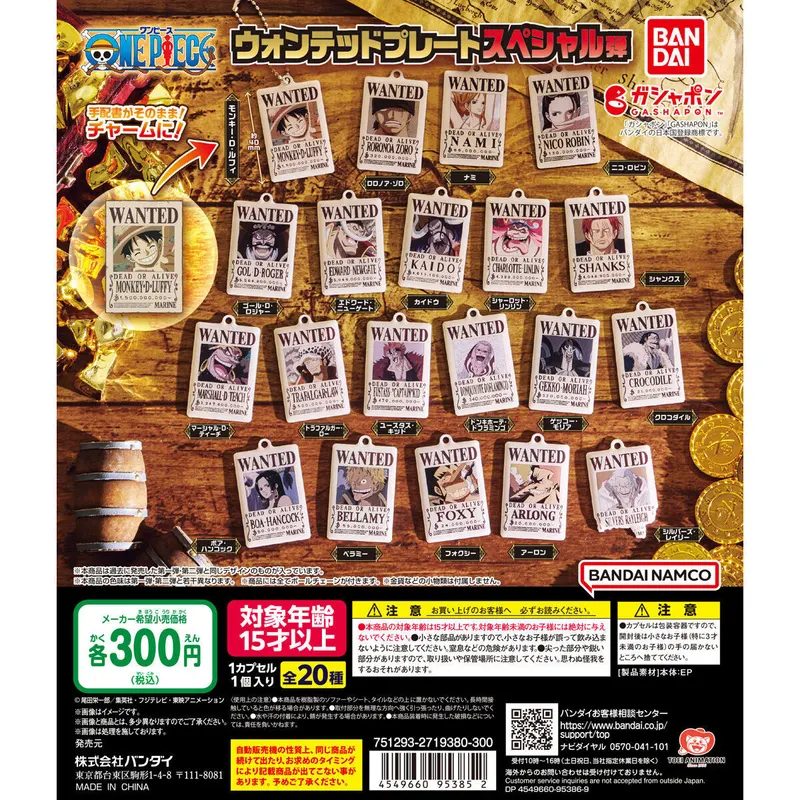 ワンピース ウォンテッドプレートスペシャル弾の台紙