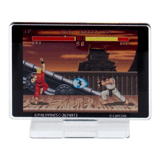 ストリートファイターⅡ ゲーム情景アクリルスタンド ケンVSリュウ