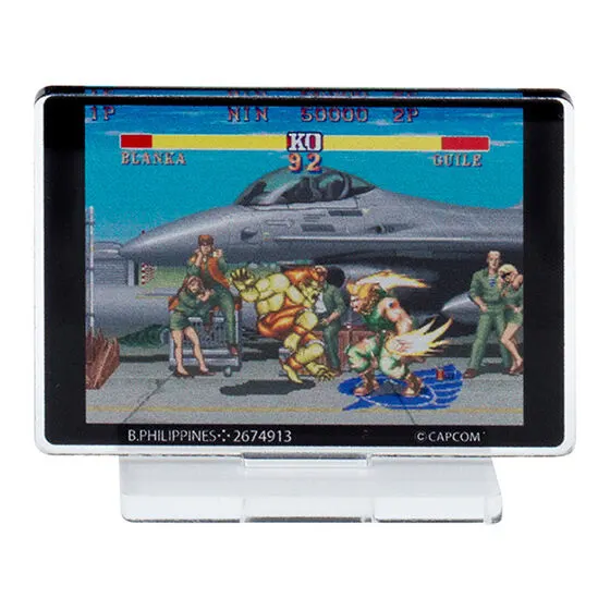 ストリートファイターⅡ ゲーム情景アクリルスタンド ブランカVSガイル