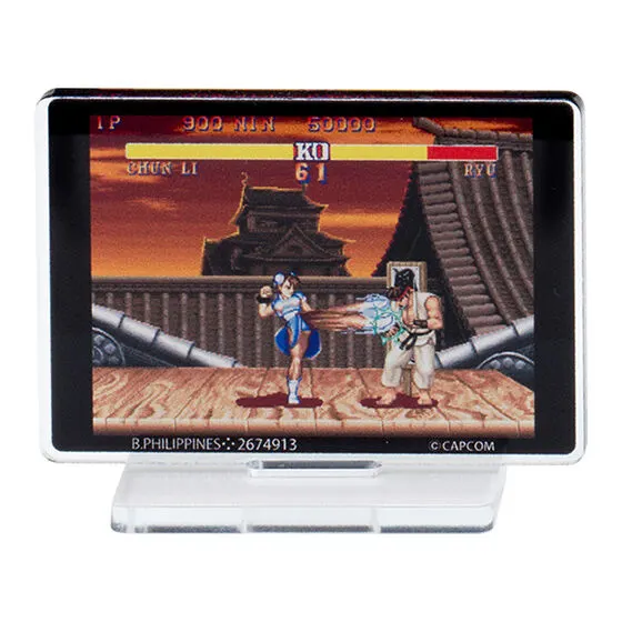 ストリートファイターⅡ ゲーム情景アクリルスタンド 春麗VSリュウ
