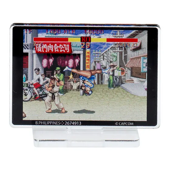 ストリートファイターⅡ ゲーム情景アクリルスタンド リュウVS春麗