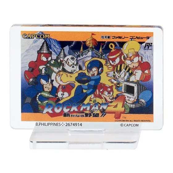 ロックマン ゲーム情景アクリルスタンド ロックマン4パッケージ
