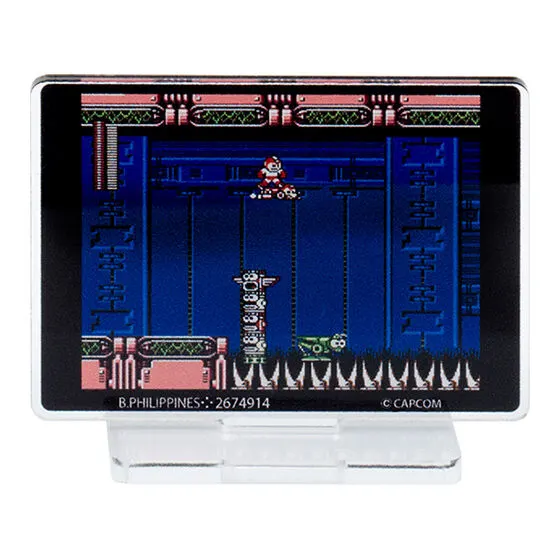 ロックマン ゲーム情景アクリルスタンド ロックマンとラッシュジェット