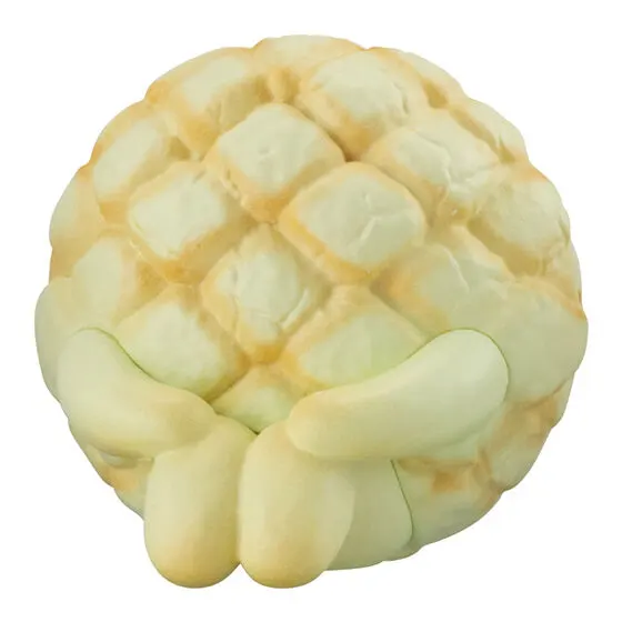 まちぼうけ パンの場合 その2 メロンパン(緑)