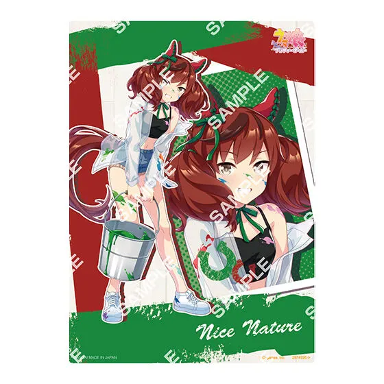 バンダイナムコアミューズメント限定 【フラットガシャポン】ウマ娘 プリティーダービー コレクタブルクリアボード~ペインタースタイル~ ナイスネイチャ