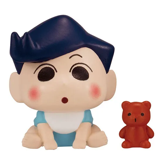 クレヨンしんちゃん まちぼうけ5 ベイビーかざまくん&くまのぬいぐるみ