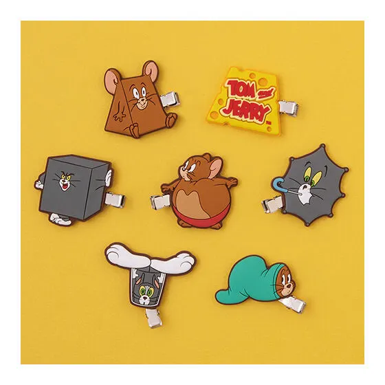 TOM and JERRY カプセルヘアクリップ イメージカット