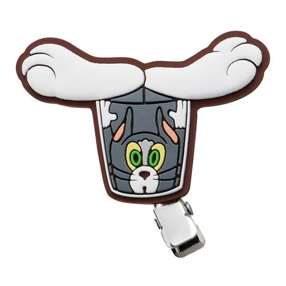 TOM and JERRY カプセルヘアクリップ トム コップ