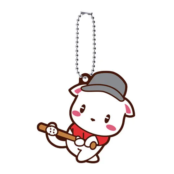 MAIZENカプセルラバーマスコット~スポーツ編~ キャリーちゃん(やきゅう)