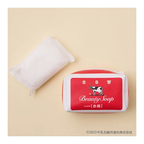 牛乳石鹸ポーチコレクション 石けんとポーチサイズ