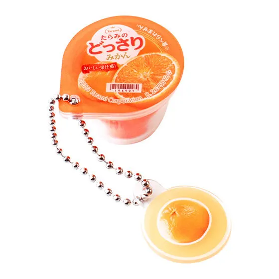 たらみシリーズ ミニチュアチャーム たらみのどっさり みかん