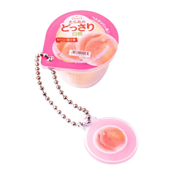 たらみシリーズ ミニチュアチャーム たらみのどっさり 白桃