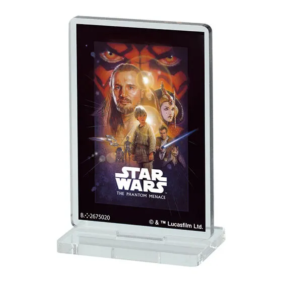 STAR WARS ポスターアクリルスタンド スター・ウォーズ エピソード1/ファントム・メナス
