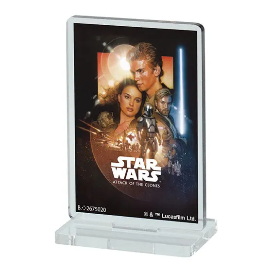 STAR WARS ポスターアクリルスタンド スター・ウォーズ エピソード2/クローンの攻撃