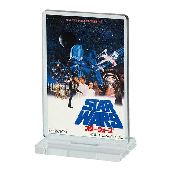 STAR WARS ポスターアクリルスタンド スター・ウォーズ エピソード4/新たなる希望 日本語版ポスター
