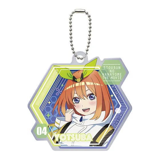 バンダイナムコアミューズメント限定 映画「五等分の花嫁」 アクリルチャーム 中野四葉