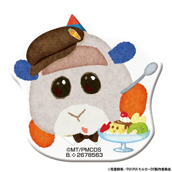 バンダイナムコアミューズメント限定 PUI PUI モルカー カプセルアクリルバッジ ペーター
