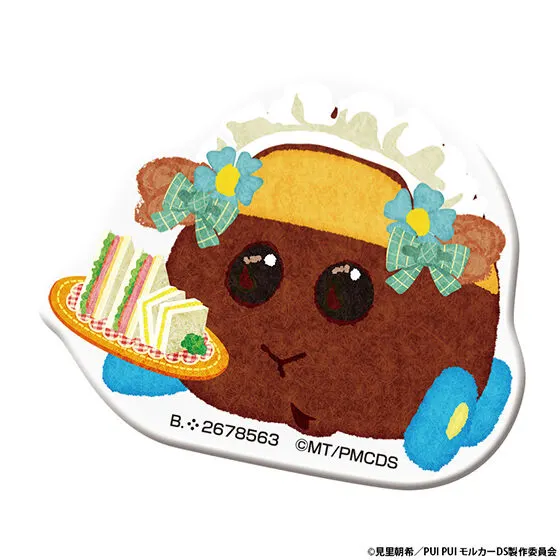 バンダイナムコアミューズメント限定 PUI PUI モルカー カプセルアクリルバッジ チョコ