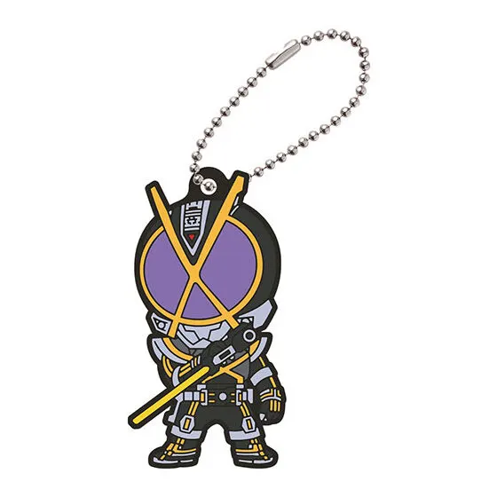 仮面ライダーシリーズ レジェンドライダー カプセルラバーマスコット 仮面ライダーカイザ