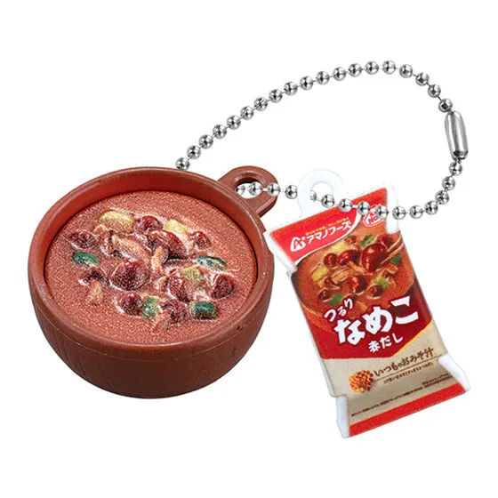 アマノフーズ フリーズドライおみそ汁 ダブルスイングマスコット なめこ