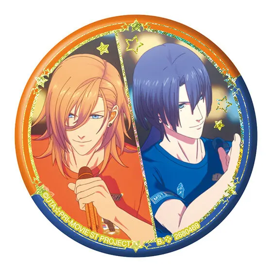 劇場版 うたの☆プリンスさまっ♪ マジLOVEスターリッシュツアーズ ホログラム缶バッジ 真斗・レン