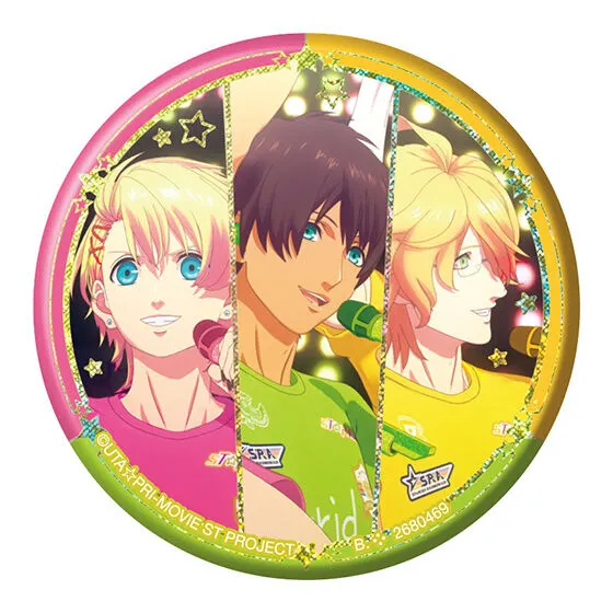 劇場版 うたの☆プリンスさまっ♪ マジLOVEスターリッシュツアーズ ホログラム缶バッジ 那月・翔・セシル