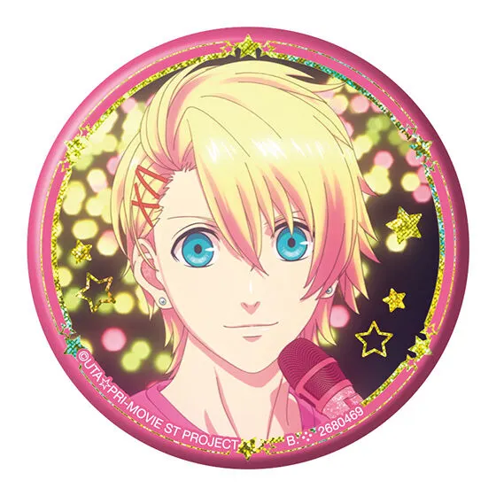 劇場版 うたの☆プリンスさまっ♪ マジLOVEスターリッシュツアーズ ホログラム缶バッジ 来栖 翔