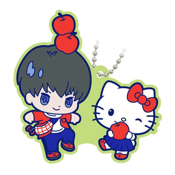 ブルーロック×サンリオキャラクターズ スペシャルラバーマスコット YOICHI ISAGI×HELLO KITTY