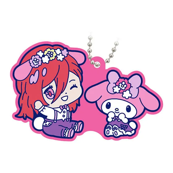 ブルーロック×サンリオキャラクターズ スペシャルラバーマスコット HYOMA CHIGIRI×MY MELODY