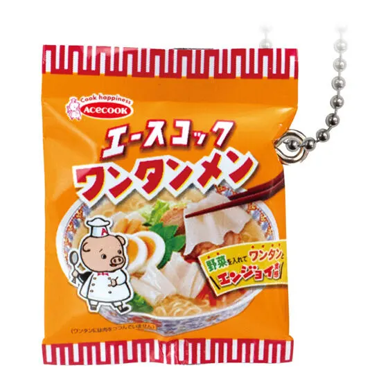 エースコックミニチュアチャームコレクション エースコック ワンタンメン