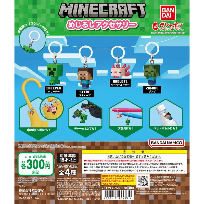 MINECRAFT めじるしアクセサリーの台紙