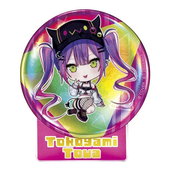 hololive SUPER EXPO 2023 開催記念缶バッジ&スタンドA 常闇トワ
