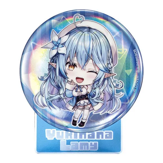 hololive SUPER EXPO 2023 開催記念缶バッジ&スタンドC 雪花ラミィ