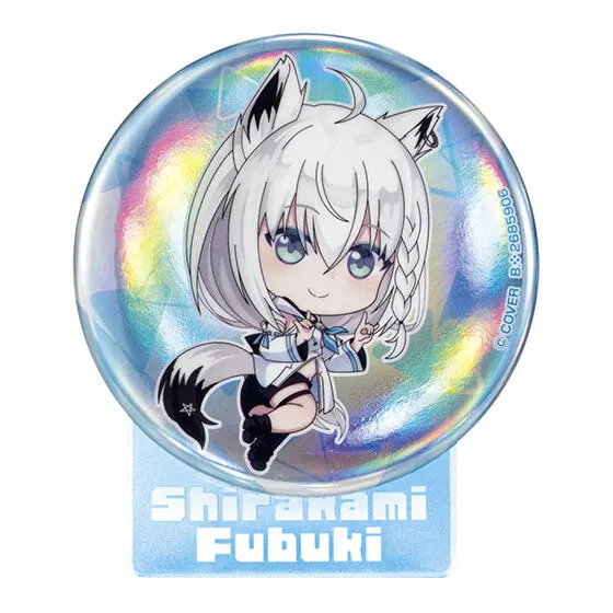hololive SUPER EXPO 2023 開催記念缶バッジ&スタンドD 白上フブキ